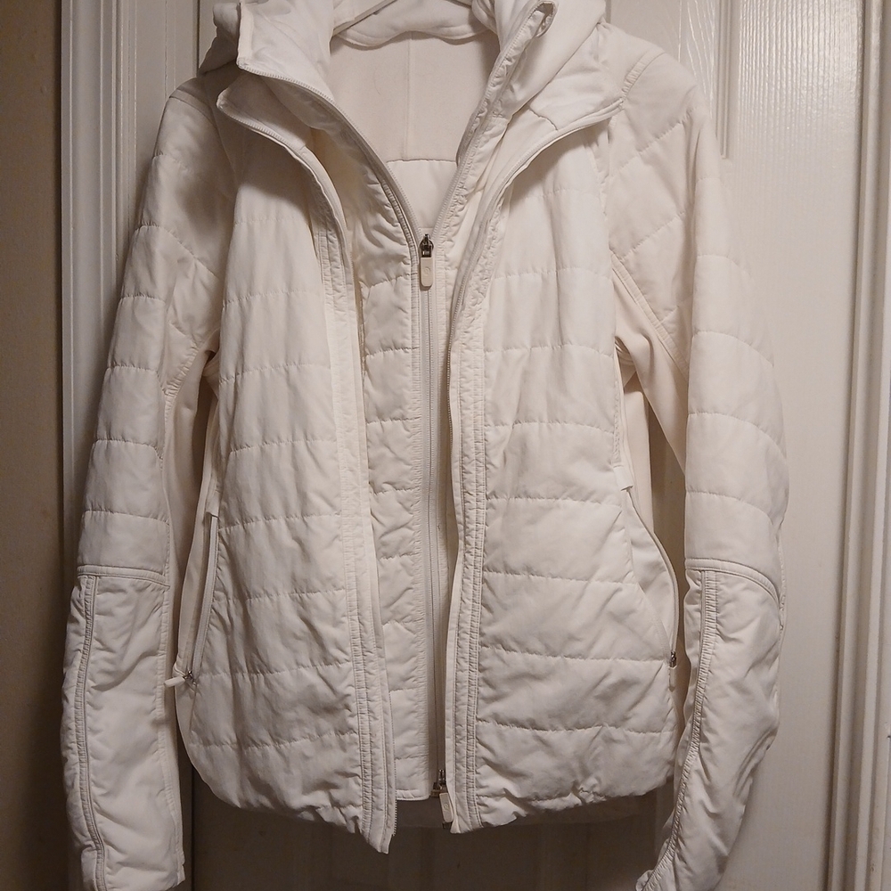 Lululemon Athletica Another MILE White Puffer Jacket Sz.10